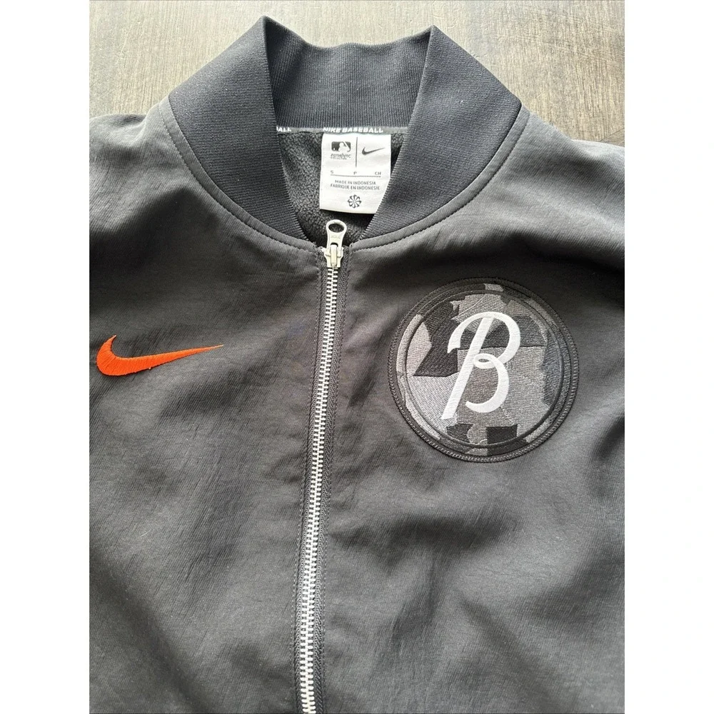 Baltimore Orioles MLB Authentic City Connect Nike Dugout Jacket Mens Small $179